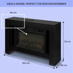 Studio Loft 2 Elektrokamin 1900 W LED-Technik Fernbedienung -Küchengeräte 10038618 de 0005 usp