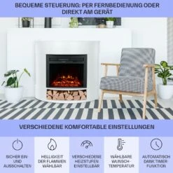 Loloru Elektrokamin Heizlüfter 900/1800W Wochentimer Fernbedienung 13 Loloru Elektrokamin Heizlüfter 900/1800W Wochentimer Fernbedienung -Küchengeräte 10038631 de 0006 usp