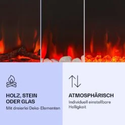 Galeras Elektrischer Wand- Und Einbaukamin 1800 W LED 3 Farben Timer 11 Galeras Elektrischer Wand- Und Einbaukamin 1800 W LED 3 Farben Timer -Küchengeräte 10038688 de 0004 logo