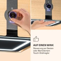 Futurelight Smart Inselabzugshaube Umluft 420m³/h LED Edelstahl -Küchengeräte 10038708 de 0004 logo