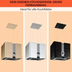 Futurelight Smart Inselabzugshaube Umluft 420m³/h LED Edelstahl -Küchengeräte 10038708 de 0007 usp