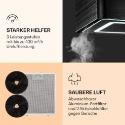 Futurelight Smart Inselabzugshaube Umluft 420m³/h LED Edelstahl 12 Futurelight Smart Inselabzugshaube Umluft 420m³/h LED Edelstahl -Küchengeräte 10038709 de 0005 logo