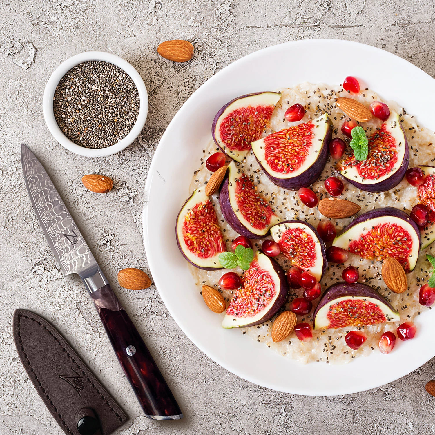 Infinity Wave 4" Schälmesser 61 HRC Damaszenerstahl 2 Infinity Wave 4" Schälmesser 61 HRC Damaszenerstahl – Bild 2