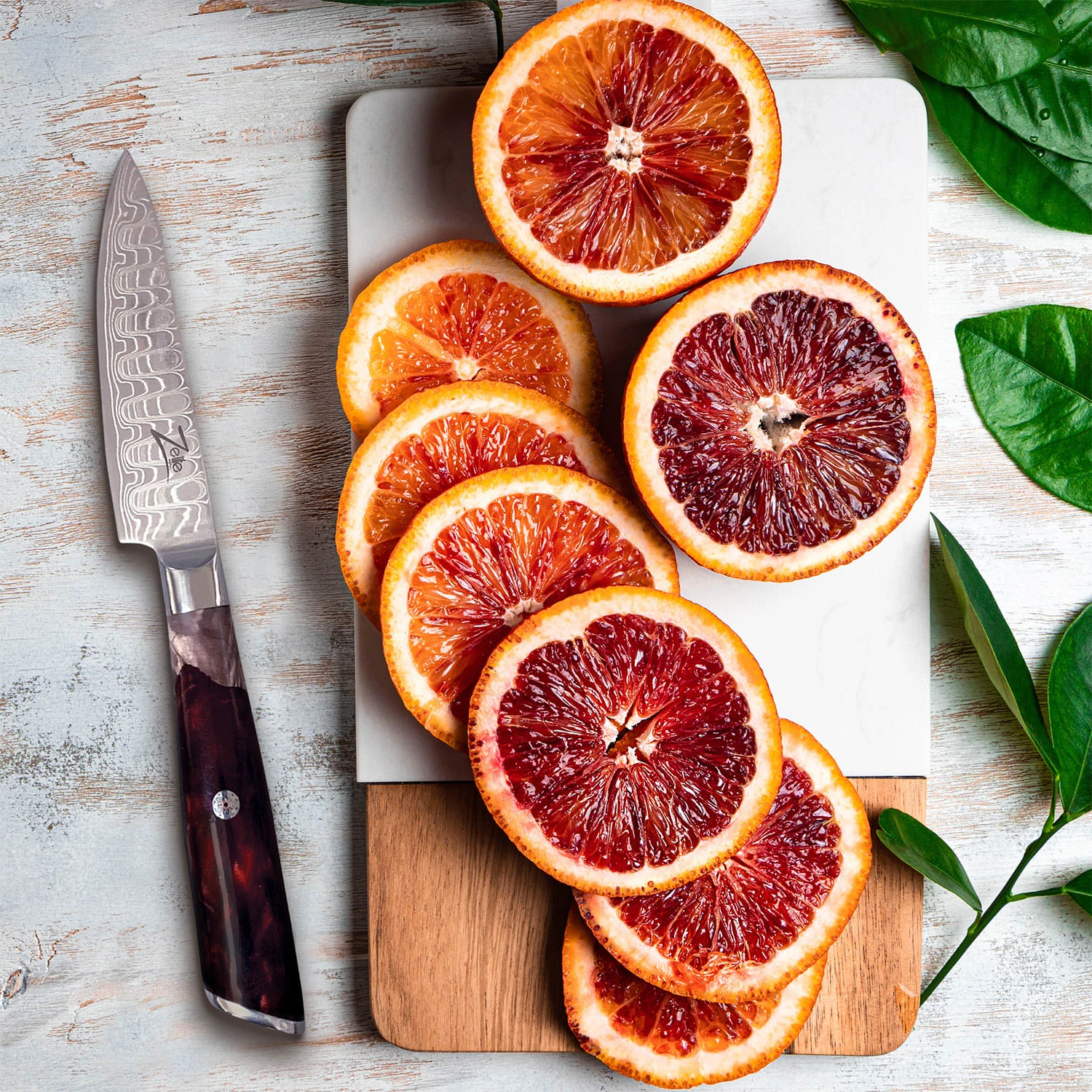 Infinity Wave 4" Schälmesser 61 HRC Damaszenerstahl 4 Infinity Wave 4" Schälmesser 61 HRC Damaszenerstahl – Bild 4