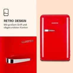 Audrey Retro-Kühlschrank 70 Liter 3 Regale 2 Türfächer Innenbeleuchtung -Küchengeräte 10039692 de 0003 logo