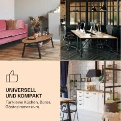 Audrey Retro-Kühlschrank 70 Liter 3 Regale 2 Türfächer Innenbeleuchtung -Küchengeräte 10039692 de 0005 logo