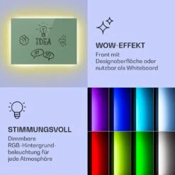 Mojave 750 Smart 2-in-1 Heizgerät Infrarot Konvektor 85x60cm 750W RGB-Licht -Küchengeräte 10039818 de 0003 logo