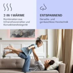 Mojave 1000 Smart 2-in-1 Heizgerät Infrarot Konvektor 120x60cm 1000W RGB-Licht -Küchengeräte 10039825 de 0004 logo