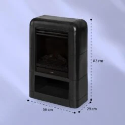 Dukono Elektrokamin 1800 W LED-Flammen Heizlüfter Timer Holzfach -Küchengeräte 10039850 yy 0007 logo