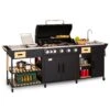 Jersey Outdoor Kitchen Gasgrill Spüle 20,7 KW 5+1 Brenner Mobil