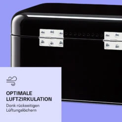 Delaware Brotkasten Metall 30 X 16 X 20,5 Cm Klappdeckel Lüftungslöcher -Küchengeräte 10039910 de 0005 logo