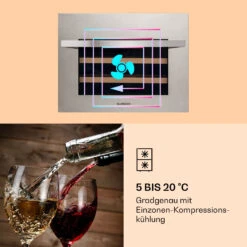 Vinsider 24 Built-In Uno Weinkühlschrank Einbaugerät 1 Zone 24 Flaschen Edelstahl -Küchengeräte 10039913 de 0003 logo