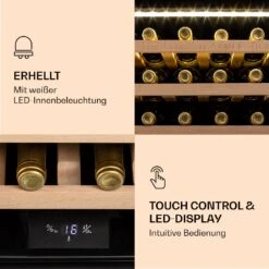 Vinsider 24 Built-In Uno Weinkühlschrank Einbaugerät 1 Zone 24 Flaschen Edelstahl -Küchengeräte 10039913 de 0005 logo