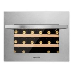 Vinsider 24 Built-In Uno Weinkühlschrank Einbaugerät 1 Zone 24 Flaschen Edelstahl