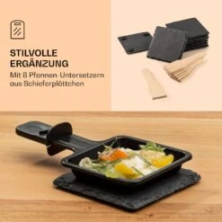 Entrecote 2-in-1 Raclette-Grill & Fondue Naturstein 1100W 8 Personen -Küchengeräte 10039922 de 0006 logo