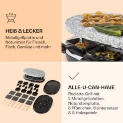 All-U-Can-Grill Raclette Raclette-Grill 4-in-1 Zubehör Für 8 Personen -Küchengeräte 10039923 de 0005 logo