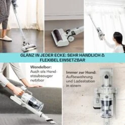 LARMA Staubsauger Kabellos Beutellos Akku 45 Min Laufzeit Max. LED -Küchengeräte 10040033 de 0005 logo