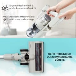 LARMA Staubsauger Kabellos Beutellos Akku 45 Min Laufzeit Max. LED -Küchengeräte 10040033 de 0006 logo