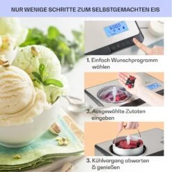 Dolce Bacio Smart Eiscremebereiter Yogurtmaker Kompressor 2 Liter WiFi Touch Edelstahl -Küchengeräte 10040048 de 0004 logo