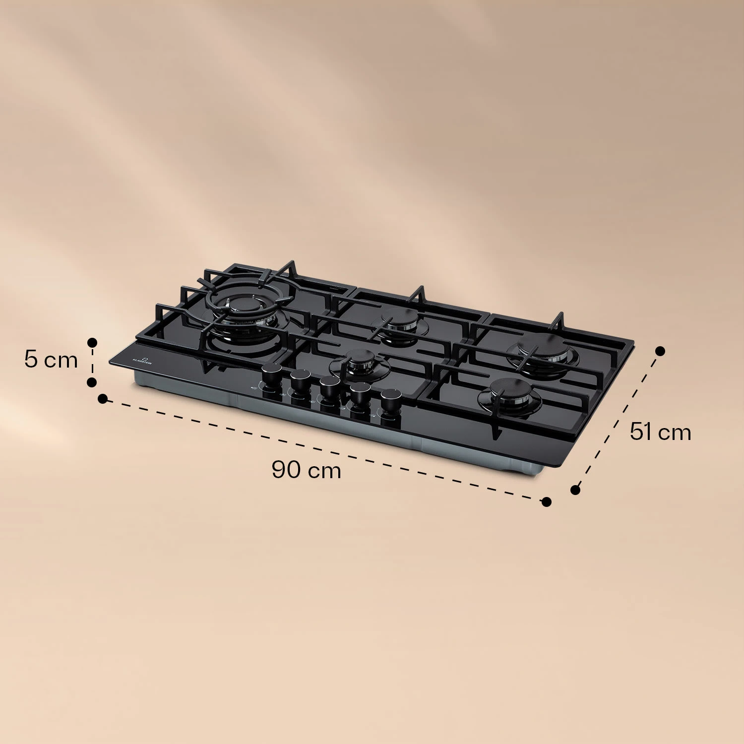 Ignito Chef Edition 5 Zonen Gaskochfeld 5-flammig Sabaf-Brenner Glaskeramik 7 Ignito Chef Edition 5 Zonen Gaskochfeld 5-flammig Sabaf-Brenner Glaskeramik – Bild 7