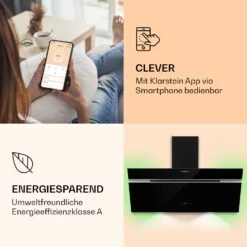 Alina 90 Smart Dunstabzugshaube 90cm 594m³/h LED Ambiente Glasfront -Küchengeräte 10040232 de 0003 logo