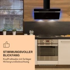 Alina 90 Smart Dunstabzugshaube 90cm 594m³/h LED Ambiente Glasfront -Küchengeräte 10040232 de 0004 logo