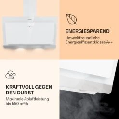 Aurora 90 Smart Dunstabzugshaube 550 M³/h 90cm Kopffrei Ambiente-Licht EEC A++ -Küchengeräte 10040237 de 0004 logo