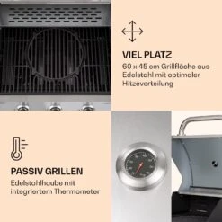 Lucifer 3 Gasgrill 3 X 3,6 KW Brenner 60x45cm Grill Edelstahl Mobil 11 Lucifer 3 Gasgrill 3 X 3,6 KW Brenner 60x45cm Grill Edelstahl Mobil -Küchengeräte 10040280 de 0004 logo