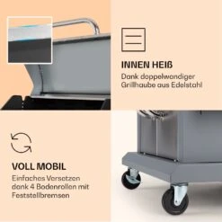 Lucifer 3 Gasgrill 3 X 3,6 KW Brenner 60x45cm Grill Edelstahl Mobil 13 Lucifer 3 Gasgrill 3 X 3,6 KW Brenner 60x45cm Grill Edelstahl Mobil -Küchengeräte 10040280 de 0006 logo