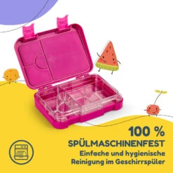 Junior Lunchbox 6 Fächer 21,3 X 15 X 4,5 Cm (BxHxT) BPA-frei -Küchengeräte 10040338 de 0005 usp