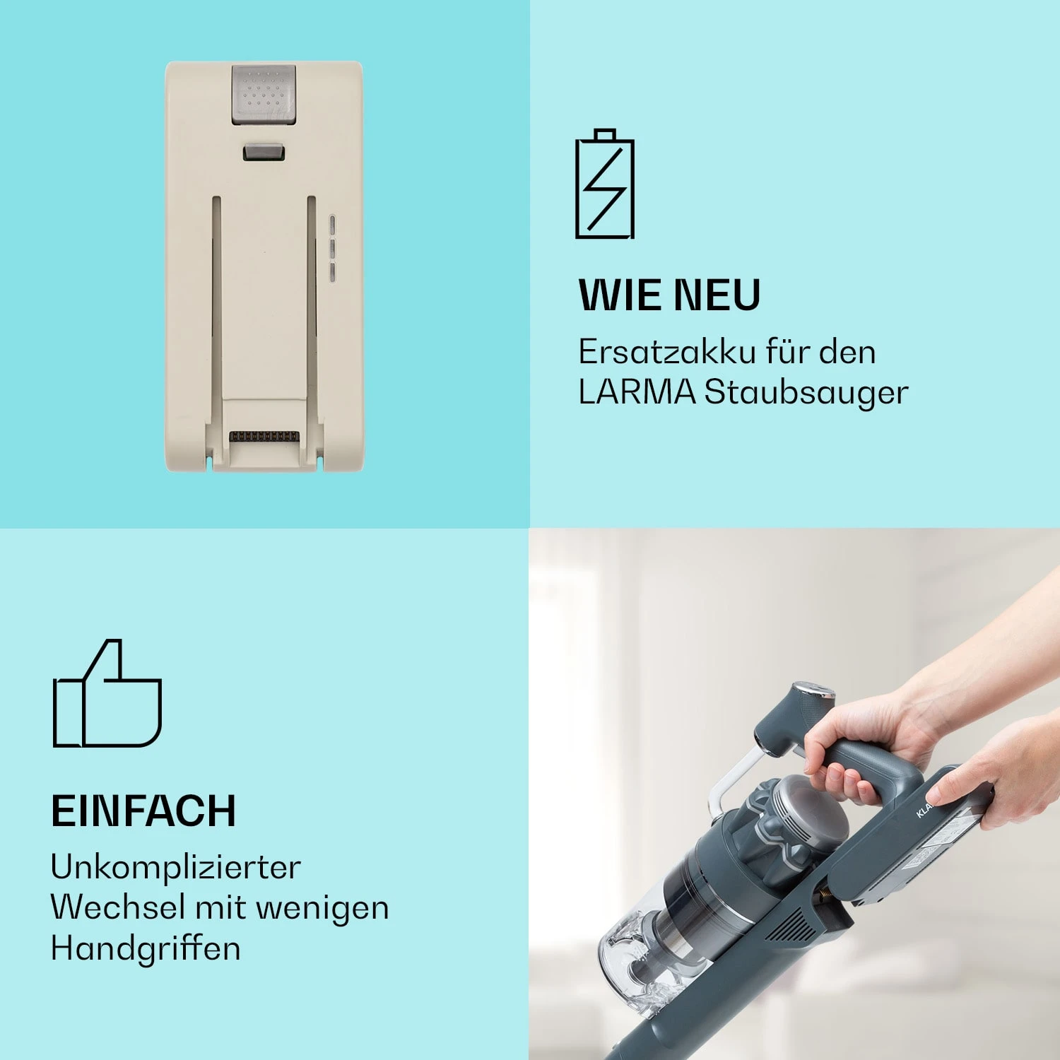 LARMA Staubsauger Ersatzakku 25,9V/2200 MAh 2 LARMA Staubsauger Ersatzakku 25,9V/2200 MAh – Bild 2