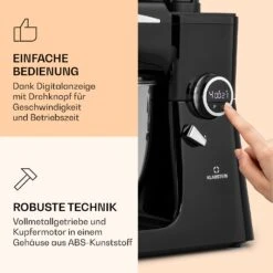 Renata Rossa Küchenmaschine 3-in-1 2000W 2,7PS 5Ltr Edelstahl BPA-frei -Küchengeräte 10040500 de 0003 logo