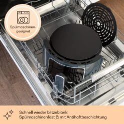 Crisp-Pro Heißluftfritteuse Air Fryer 1400W 3,5 Ltr 8 Programme Timer -Küchengeräte 10040701 de 0004 logo