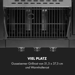 Valdosta 3.1 Gasgrill 3 X 2,8 KW + 2,5 KW Brenner Edelstahl Mobil -Küchengeräte 10040704 de 0003 logo