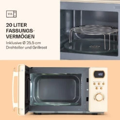 Julieta Mikrowelle Mit Grill 20l 700 / 800 W Ø25,5cm 8 Programme -Küchengeräte 10040731 de 0004 logo