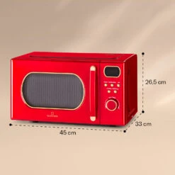 Julieta Mikrowelle Mit Grill 20l 700 / 800 W Ø25,5cm 8 Programme -Küchengeräte 10040732 yy 0007 dimensions
