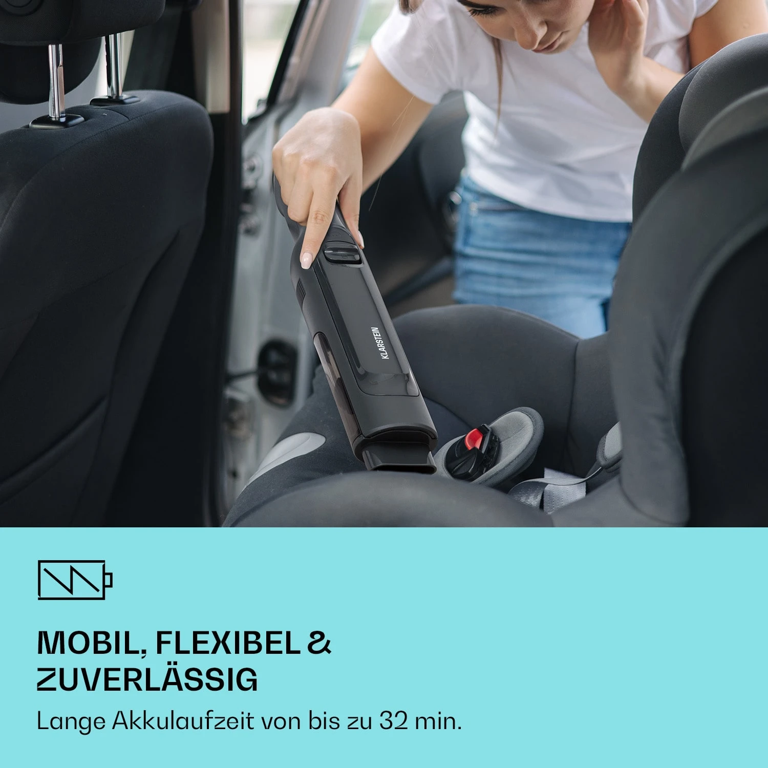 LARMA Akku-Handstaubsauger Kabellos Beutellos Akkubetrieben 32 Min Laufzeit Max. 6 LARMA Akku-Handstaubsauger Kabellos Beutellos Akkubetrieben 32 Min Laufzeit Max. – Bild 6