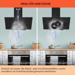 Ava 60 Dunstabzugshaube 60cm Wandhaube WiFi A++ 515m³/h Touch -Küchengeräte 10041169 de 0007 usp