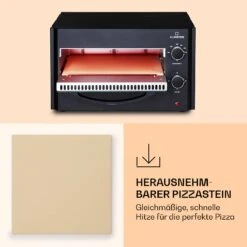 Arezzo Pizza-Ofen Herausnehmbarer Pizza-Stein Stahlgehäuse 1770 W 160 - 400 °C -Küchengeräte 10041186 de 0005 logo