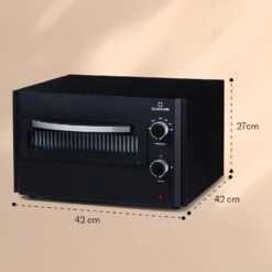 Arezzo Pizza-Ofen Herausnehmbarer Pizza-Stein Stahlgehäuse 1770 W 160 - 400 °C -Küchengeräte 10041186 yy 0006 dimensions