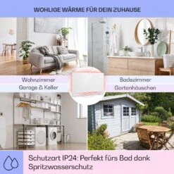 Bansin Crystal Smart Konvektions-Heizgerät 1500W 5 - 50 °C App-Steuerung -Küchengeräte 10041210 de 0005 usp