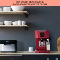 BellaVita Kaffeemaschine 3-in-1 1450 W 20 Bar Milchschäumer 10 BellaVita Kaffeemaschine 3-in-1 1450 W 20 Bar Milchschäumer -Küchengeräte 10041240 de 0004 usp