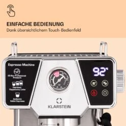 Libeica Espressomaschine 19 Bar Ca. 10 Tassen 1,8 Liter Milchschaum -Küchengeräte 10041253 de 0003 logo