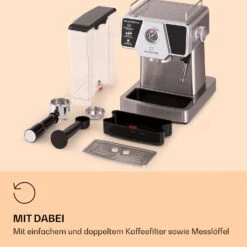 Libeica Espressomaschine 19 Bar Ca. 10 Tassen 1,8 Liter Milchschaum -Küchengeräte 10041253 de 0007 logo