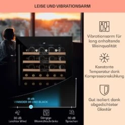 Vinsider 36 Built-In Uno Einbau-Weinkühlschrank 36 Flaschen 92 Ltr Edelstahl 12 Vinsider 36 Built-In Uno Einbau-Weinkühlschrank 36 Flaschen 92 Ltr Edelstahl -Küchengeräte 10041286 de 0004 usp