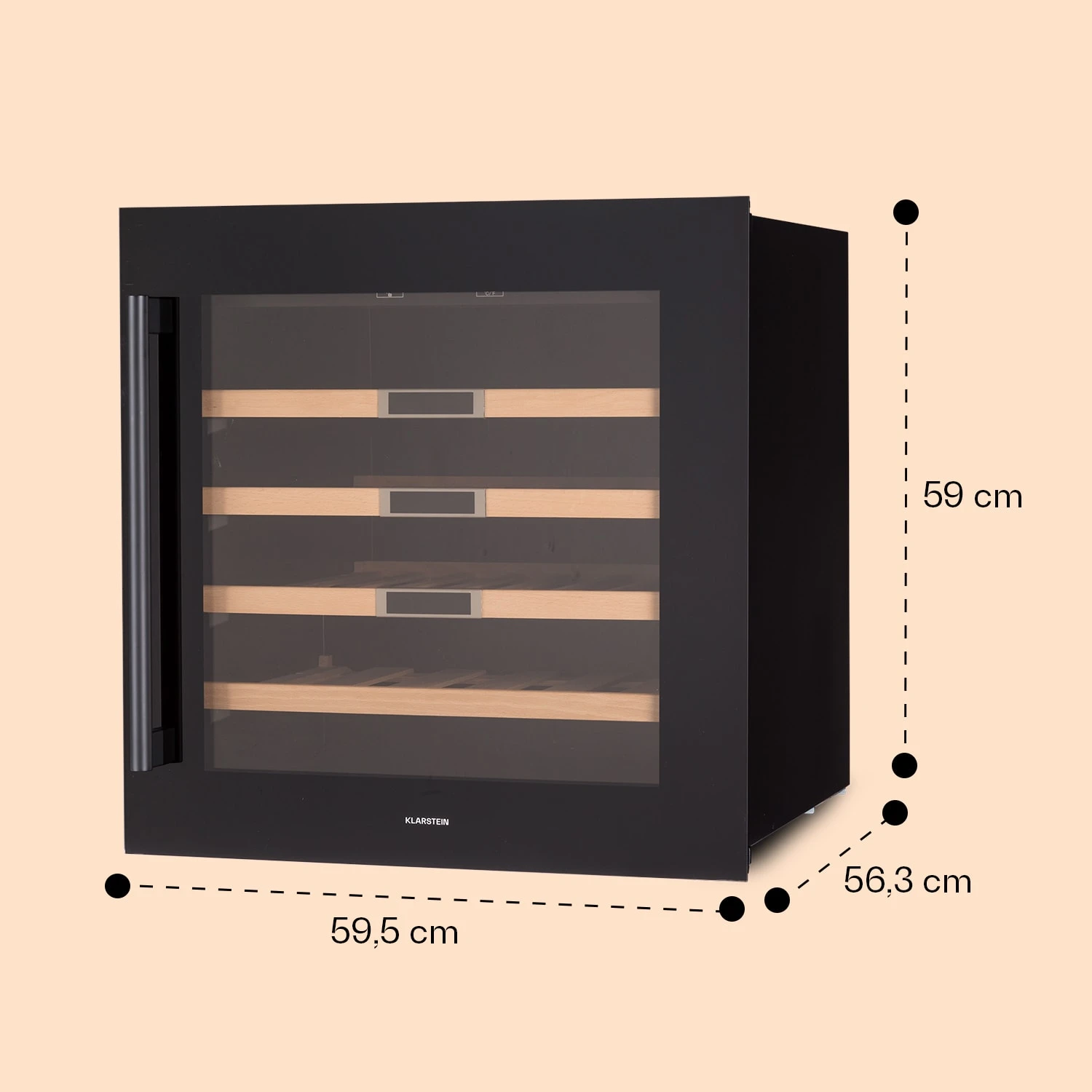 Vinsider 36 Built-In Uno Einbau-Weinkühlschrank 36 Flaschen 92 Ltr Edelstahl 7 Vinsider 36 Built-In Uno Einbau-Weinkühlschrank 36 Flaschen 92 Ltr Edelstahl – Bild 7