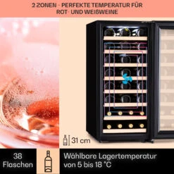 Barossa 38 Uno Weinkühlschrank 1 Zone 94 Ltr 38 Fl Touch-Display -Küchengeräte 10041306 de 0003 usp