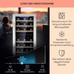 Vinamour 33 Duo Weinkühlschrank 2 Zonen 89 L / 33 Flaschen 5-18°C Touch 11 Vinamour 33 Duo Weinkühlschrank 2 Zonen 89 L / 33 Flaschen 5-18°C Touch -Küchengeräte 10041311 de 0004 logo