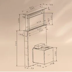 Royal Flush Eco Dunstabzugshaube 60 Cm 576 M³/h A+ 18 Royal Flush Eco Dunstabzugshaube 60 Cm 576 M³/h A+ -Küchengeräte 10041348 yy 0009 dimensions