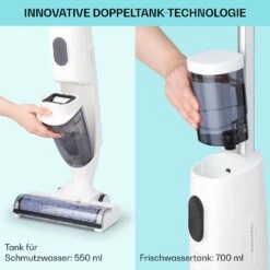 Caswell Nass-/Trockensauger Kabellos Akkubetrieben LED-Display -Küchengeräte 10041366 de 0007 usp